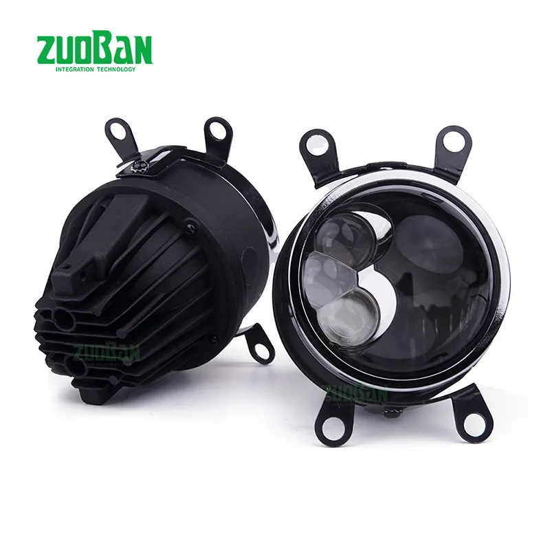 140w 3 ນິ້ວ Dual-Color + 3-Laser Universal Lens ແສງ Fog Lights